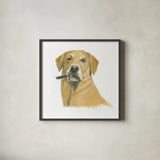 The Boys I by Myles Sullivan. Shown in a sleek black glass frame for a contemporary gallery look. Available as an archival giclee rolled canvas, fine art paper, or poster print. SKU 29305a.