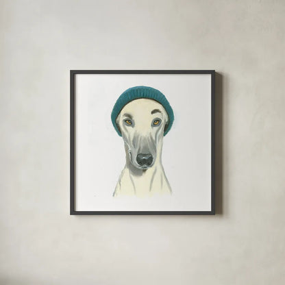 The Boys II by Myles Sullivan. Shown in a sleek black glass frame for a contemporary gallery look. Available as an archival giclee rolled canvas, fine art paper, or poster print. SKU 29306a.