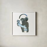 The Boys III by Myles Sullivan. Shown in a crisp white glass frame for a clean and minimalist style. Available as an archival giclee rolled canvas, fine art paper, or poster print. SKU 29307a.