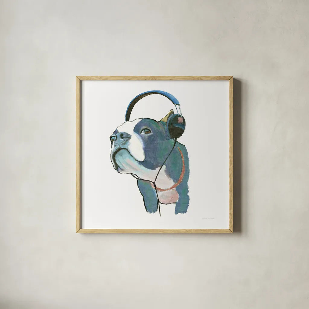 The Boys III Pastel by Myles Sullivan. Shown in a natural wood glass frame for a timeless modern aesthetic. Available as an archival giclee rolled canvas, fine art paper, or poster print. SKU 30385a.