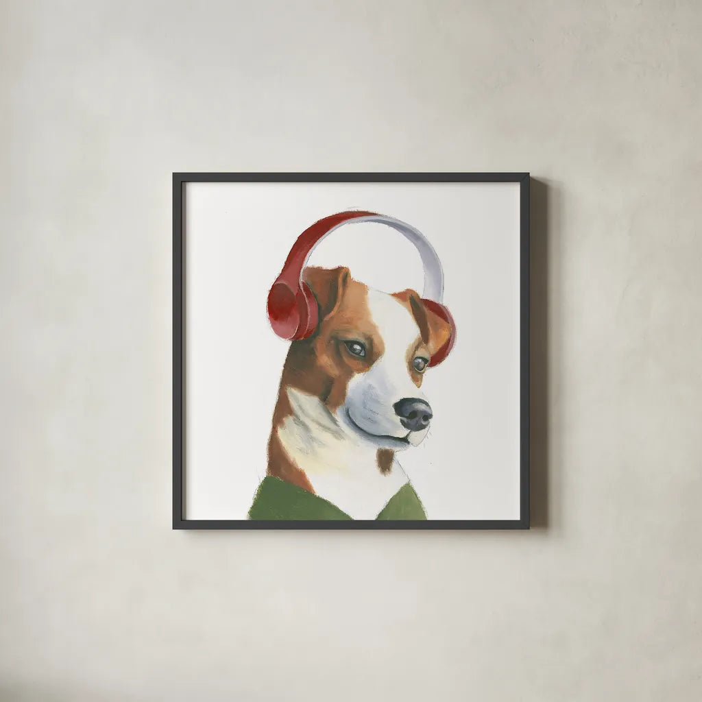 The Boys V by Myles Sullivan. Shown in a sleek black glass frame for a contemporary gallery look. Available as an archival giclee rolled canvas, fine art paper, or poster print. SKU 30553a.