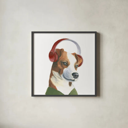 The Boys V by Myles Sullivan. Shown in a sleek black glass frame for a contemporary gallery look. Available as an archival giclee rolled canvas, fine art paper, or poster print. SKU 30553a.