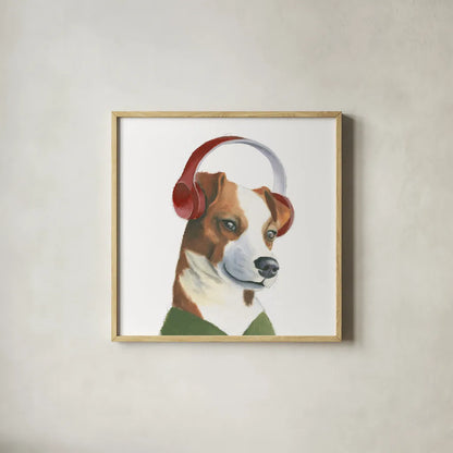 The Boys V by Myles Sullivan. Shown in a natural wood glass frame for a timeless modern aesthetic. Available as an archival giclee rolled canvas, fine art paper, or poster print. SKU 30553a.