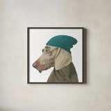 The Boys VI by Myles Sullivan. Shown in a sleek black glass frame for a contemporary gallery look. Available as an archival giclee rolled canvas, fine art paper, or poster print. SKU 30554a.