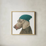 The Boys VI by Myles Sullivan. Shown in a natural wood glass frame for a timeless modern aesthetic. Available as an archival giclee rolled canvas, fine art paper, or poster print. SKU 30554a.