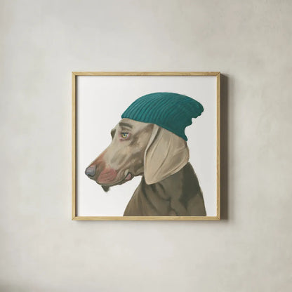 The Boys VI by Myles Sullivan. Shown in a natural wood glass frame for a timeless modern aesthetic. Available as an archival giclee rolled canvas, fine art paper, or poster print. SKU 30554a.