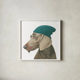 The Boys VI by Myles Sullivan. Shown in a crisp white glass frame for a clean and minimalist style. Available as an archival giclee rolled canvas, fine art paper, or poster print. SKU 30554a.
