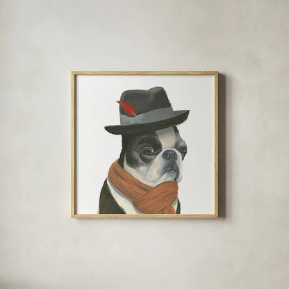 The Boys VIII by Myles Sullivan. Shown in a natural wood glass frame for a timeless modern aesthetic. Available as an archival giclee rolled canvas, fine art paper, or poster print. SKU 30556a.