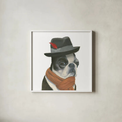 The Boys VIII by Myles Sullivan. Shown in a crisp white glass frame for a clean and minimalist style. Available as an archival giclee rolled canvas, fine art paper, or poster print. SKU 30556a.