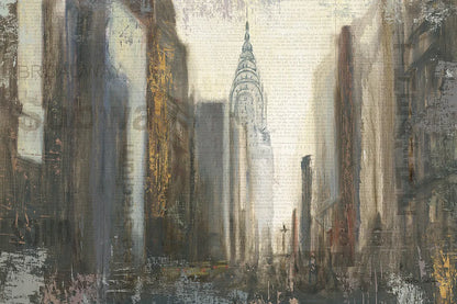 Urban Movement I NY Neutral by Myles Sullivan. SKU 16052i. Archival Giclee Fine art print for wall decor.