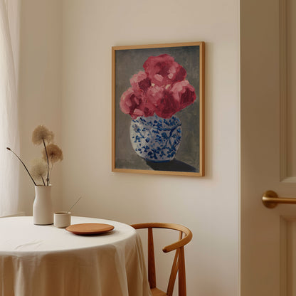 Peonies in Chinoiserie Vase Country Traditions