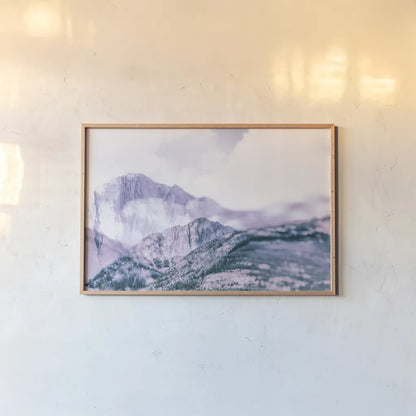 Alberta Dream III by Nathan Larson. shown as a paper print in a natural frame. Available as a archival giclee rolled canvas, fine art paper, or poster print. SKU 89265i.