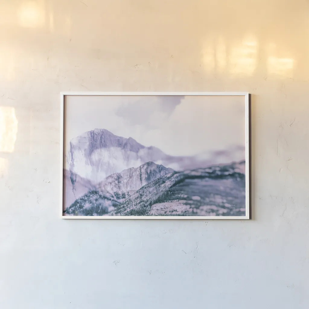Alberta Dream III by Nathan Larson. shown as a paper print in a white frame. Available as a archival giclee rolled canvas, fine art paper, or poster print. SKU 89265i.