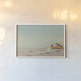 Almost There by Nathan Larson. shown as a paper print in a white frame. Available as a archival giclee rolled canvas, fine art paper, or poster print. SKU 103215i.