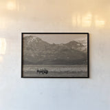 American Icon Sepia by Nathan Larson. shown as a paper print in a black flame. Available as a archival giclee rolled canvas, fine art paper, or poster print. SKU 92469i.
