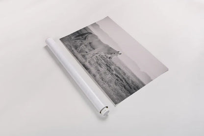 And Then All Was Quiet by Nathan Larson. shown as a rolled paper print. Available as archival giclee rolled canvas, fine art paper, or poster print. SKU 95333i.