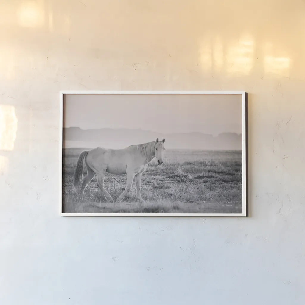 And Then All Was Quiet by Nathan Larson. shown as a paper print in a white frame. Available as a archival giclee rolled canvas, fine art paper, or poster print. SKU 95333i.