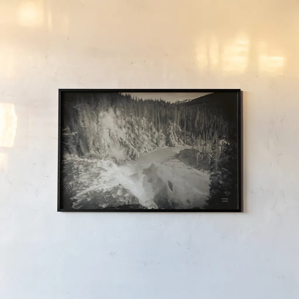 Approaching Vintage by Nathan Larson. shown as a paper print in a black flame. Available as a archival giclee rolled canvas, fine art paper, or poster print. SKU 82409i.