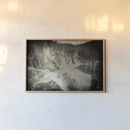 Approaching Vintage by Nathan Larson. shown as a paper print in a natural frame. Available as a archival giclee rolled canvas, fine art paper, or poster print. SKU 82409i.