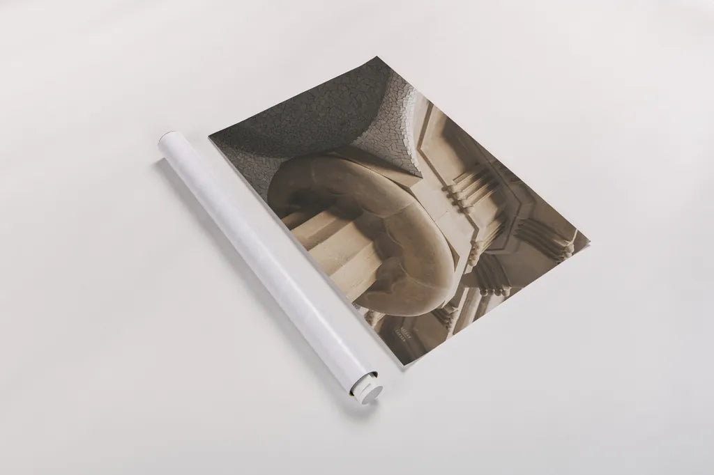 Arch Angles I by Nathan Larson. shown as a rolled paper print. Available as archival giclee rolled canvas, fine art paper, or poster print. SKU 87726i.