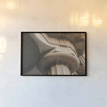 Arch Angles I by Nathan Larson. shown as a paper print in a black flame. Available as a archival giclee rolled canvas, fine art paper, or poster print. SKU 87726i.