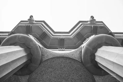 Arch Angles II BW by Nathan Larson. SKU 87729i. Archival Giclee Fine art print for wall decor.