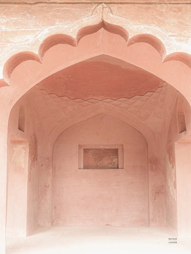 Arched Doorway in India by Nathan Larson