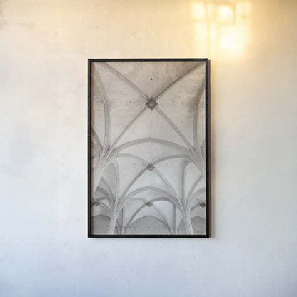 Architecture of Spain II by Nathan Larson. shown as a paper print in a black flame. Available as a archival giclee rolled canvas, fine art paper, or poster print. SKU 85789h.