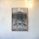 Architecture of Spain III by Nathan Larson. shown as a paper print in a natural frame. Available as a archival giclee rolled canvas, fine art paper, or poster print. SKU 85790h.
