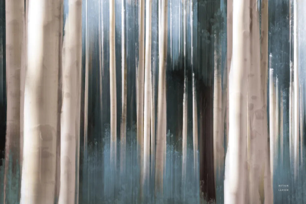 Aspen Dreams Blue by Nathan Larson. SKU 97155i. Archival Giclee Fine art print for wall decor.