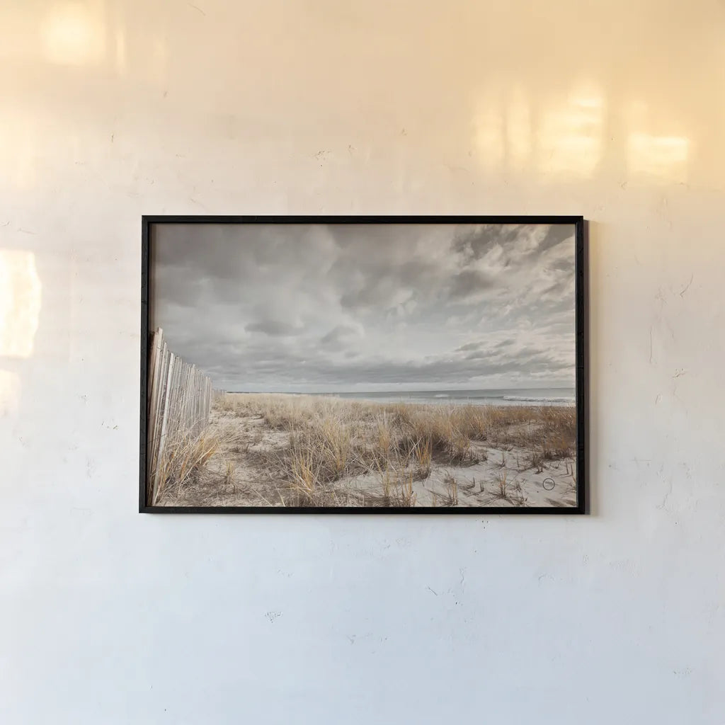 Atlantic Coast Afternoon by Nathan Larson. shown as a paper print in a black flame. Available as a archival giclee rolled canvas, fine art paper, or poster print. SKU 71173i.