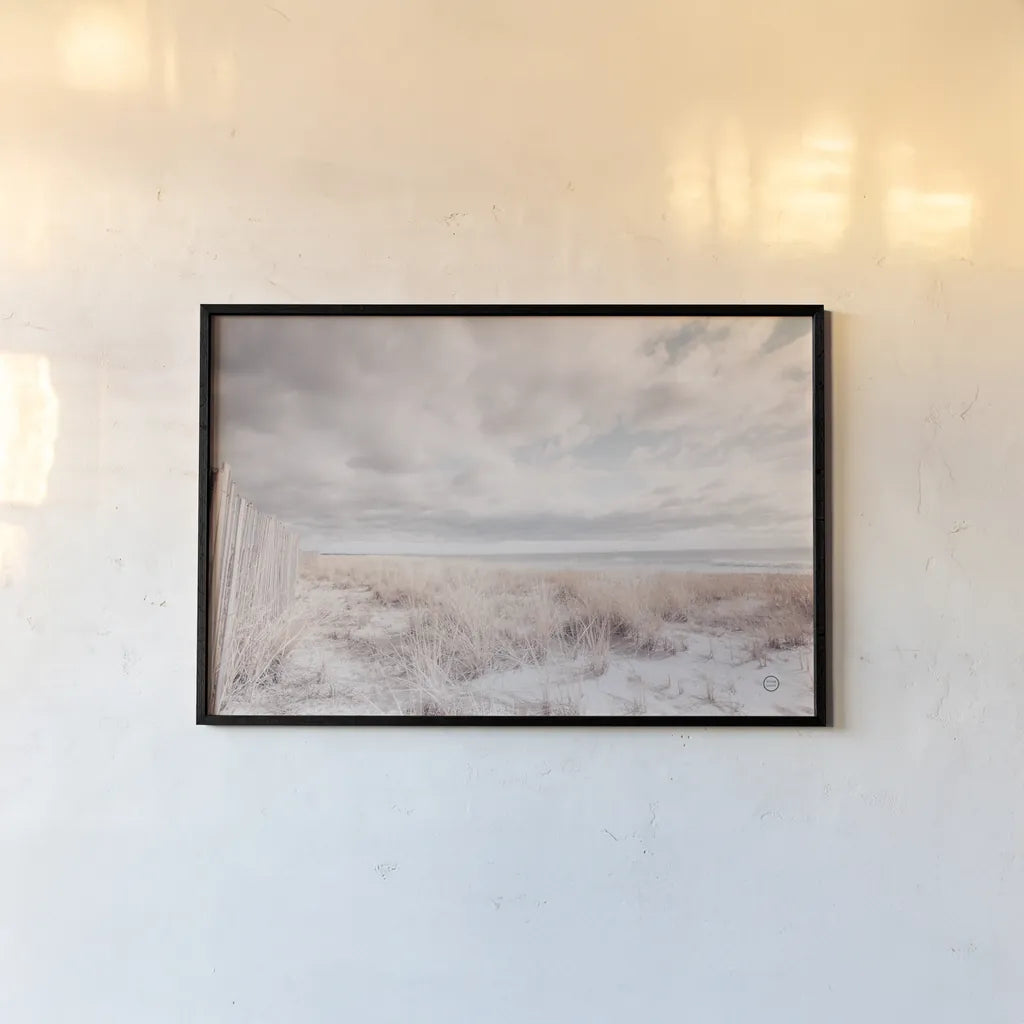 Atlantic Coast Afternoon Soft by Nathan Larson. shown as a paper print in a black flame. Available as a archival giclee rolled canvas, fine art paper, or poster print. SKU 73942i.