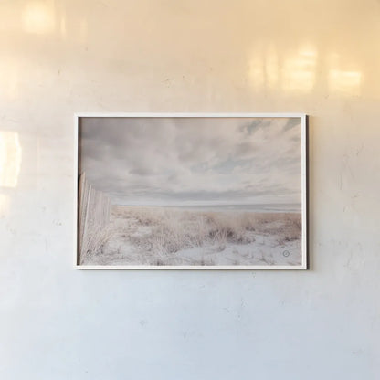 Atlantic Coast Afternoon Soft by Nathan Larson. shown as a paper print in a white frame. Available as a archival giclee rolled canvas, fine art paper, or poster print. SKU 73942i.