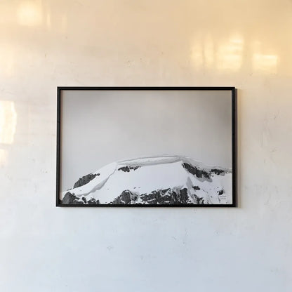 Avalanche View by Nathan Larson. shown as a paper print in a black flame. Available as a archival giclee rolled canvas, fine art paper, or poster print. SKU 81190i.