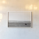 Badlands Guard by Nathan Larson. shown as a paper print in a white frame. Available as a archival giclee rolled canvas, fine art paper, or poster print. SKU 79099i.