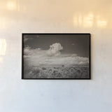 Banks of the Yellowstone River by Nathan Larson. shown as a paper print in a black flame. Available as a archival giclee rolled canvas, fine art paper, or poster print. SKU 96617i.