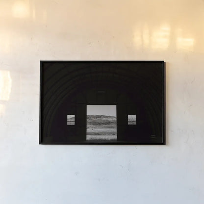 Basque Ranch by Nathan Larson. shown as a paper print in a black flame. Available as a archival giclee rolled canvas, fine art paper, or poster print. SKU 88238i.