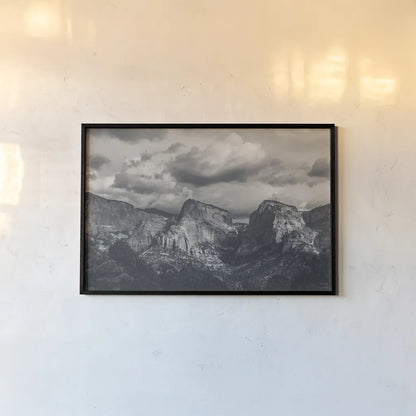 Beauty of Zion No Blur BW by Nathan Larson. shown as a paper print in a black flame. Available as a archival giclee rolled canvas, fine art paper, or poster print. SKU 96730i.