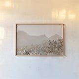 Big Bend National Park by Nathan Larson. shown as a paper print in a natural frame. Available as a archival giclee rolled canvas, fine art paper, or poster print. SKU 103209i.