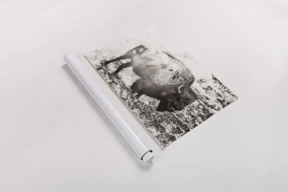 Bison Dream by Nathan Larson. shown as a rolled paper print. Available as archival giclee rolled canvas, fine art paper, or poster print. SKU 92543i.