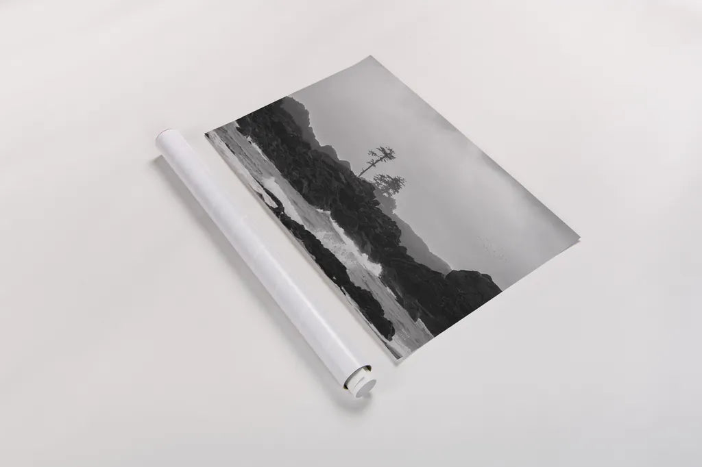 Black Rock Coast I by Nathan Larson. shown as a rolled paper print. Available as archival giclee rolled canvas, fine art paper, or poster print. SKU 90182i.