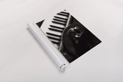 Black and White by Nathan Larson. shown as a rolled paper print. Available as archival giclee rolled canvas, fine art paper, or poster print. SKU 77343i.