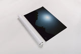 Blue Moon Desert by Nathan Larson. shown as a rolled paper print. Available as archival giclee rolled canvas, fine art paper, or poster print. SKU 76439i.