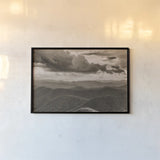 Blue Ridge Mountains II by Nathan Larson. shown as a paper print in a black flame. Available as a archival giclee rolled canvas, fine art paper, or poster print. SKU 99216i.