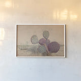 Border Sunset II by Nathan Larson. shown as a paper print in a white frame. Available as a archival giclee rolled canvas, fine art paper, or poster print. SKU 102777i.