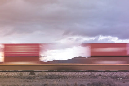 Boxcars by Nathan Larson. SKU 96627i. Archival Giclee Fine art print for wall decor.