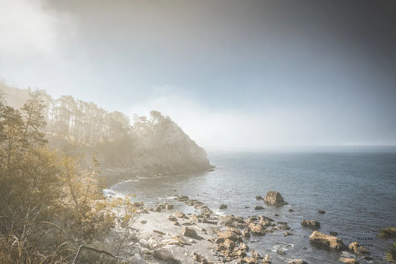 Breaking Through the Mist by Nathan Larson. SKU 97438i. Archival Giclee Fine art print for wall decor.