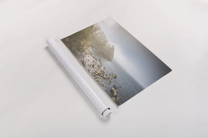 Breaking Through the Mist by Nathan Larson. shown as a rolled paper print. Available as archival giclee rolled canvas, fine art paper, or poster print. SKU 97438i.