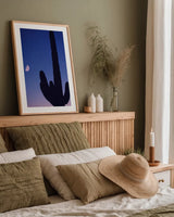 Candy Rock Desert by Nathan Larson. shown as a paper print in a natural frame. Available as a archival giclee rolled canvas, fine art paper, or poster print. SKU 76427h.