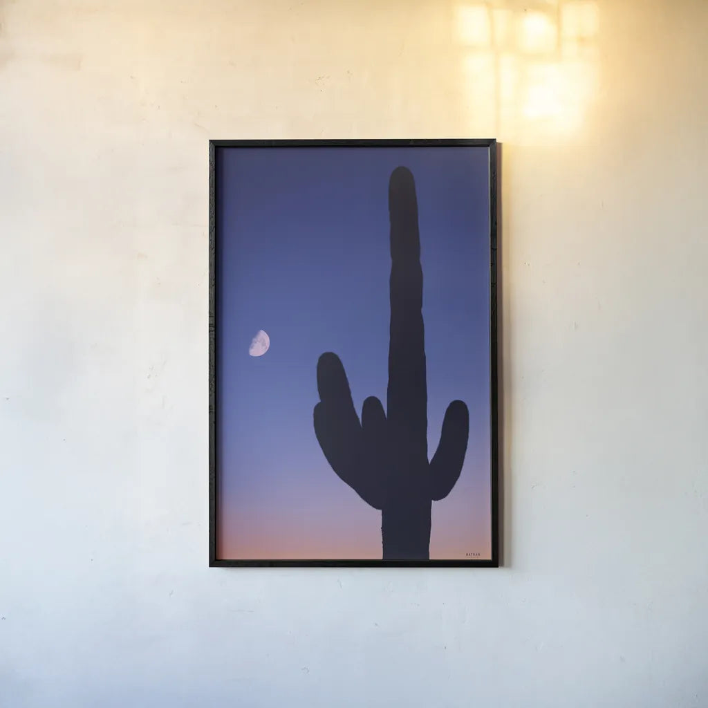 Candy Rock Desert by Nathan Larson. shown as a paper print in a black flame. Available as a archival giclee rolled canvas, fine art paper, or poster print. SKU 76427h.